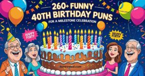260+ Funny 40th Birthday Puns for a Milestone Celebration