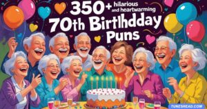 350+ Hilarious and Heartwarming 70th Birthday Puns