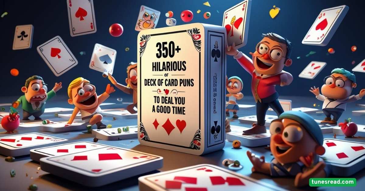 350+ Hilarious Deck of Card Puns to Deal You a Good Time