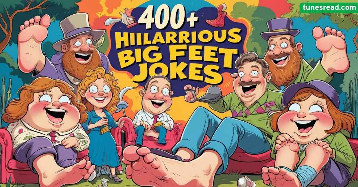 400+ Hilarious Big Feet Jokes That Will Have You Laughter