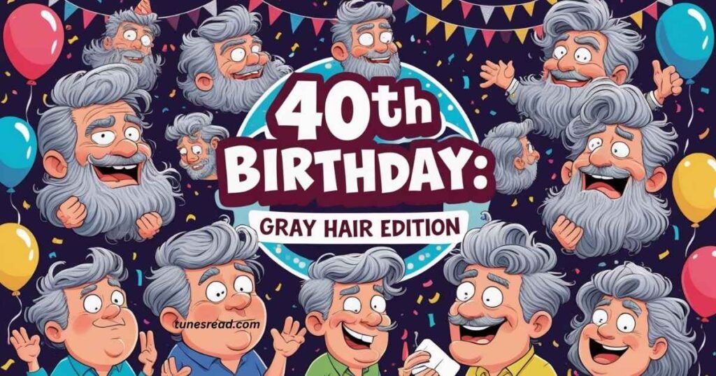 40th Birthday Jokes about Grey Hair