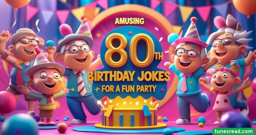 Amusing 80th Birthday Jokes for a Fun Party