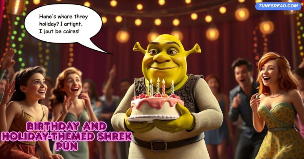 Birthday and Holiday-Themed Shrek Pun