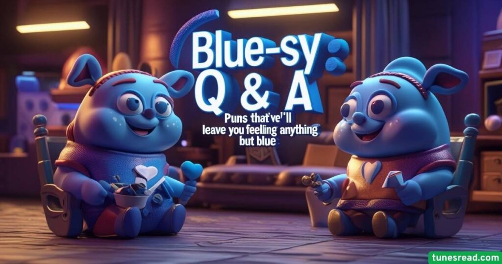 Blue-sy Q&A: Puns that’ll leave you feeling anything but blue.