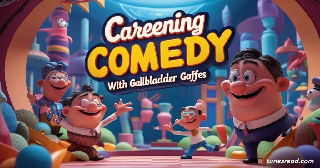 Careening Comedy with Gallbladder Gaffes
