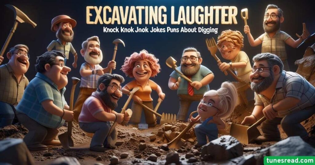 Excavating Laughter: Knock Knock Jokes Puns About Digging