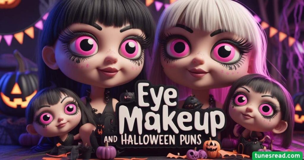 Eye Makeup and Halloween Puns