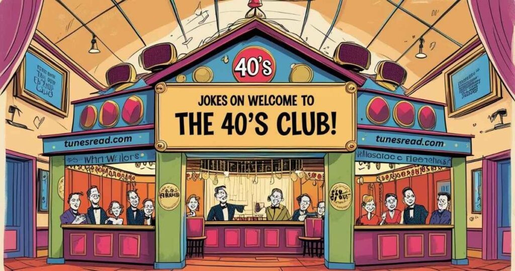 Jokes on “Welcome to the 40's Club”