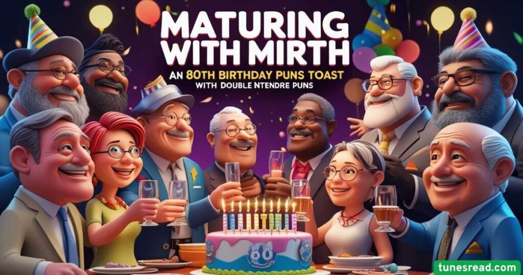 Maturing with Mirth: An 80th Birthday Puns Toast with Double Entendre Puns