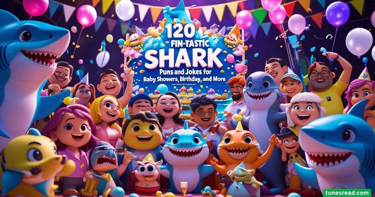 120 Fin-tastic Shark Puns and Jokes for Baby Showers, Birthdays, and More
