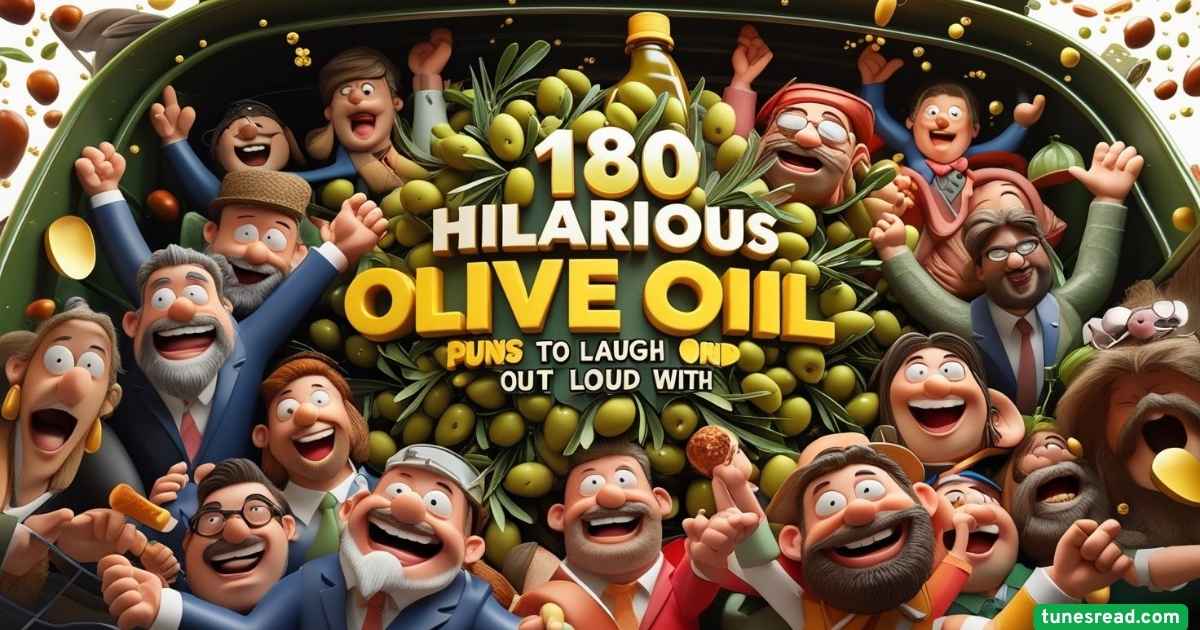 180 Hilarious Olive Oil Puns to Laugh Out Loud With