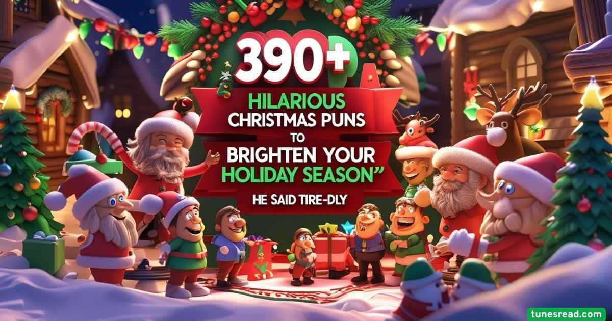 390+ Hilarious Christmas Puns to Brighten Your Holiday Season