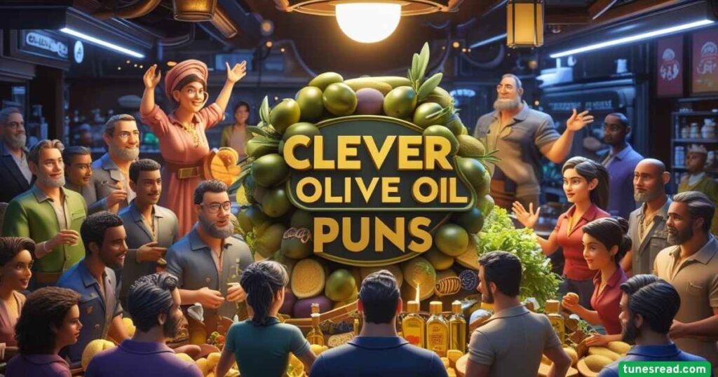 Clever olive oil puns