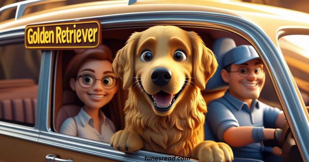 Cute Golden Retriever Pun