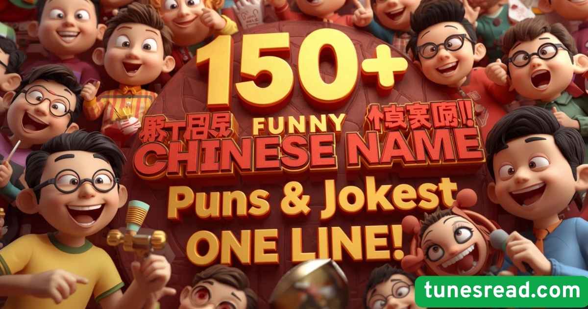 150+ Funny Chinese Name Puns & Jokes One Liner (2025)