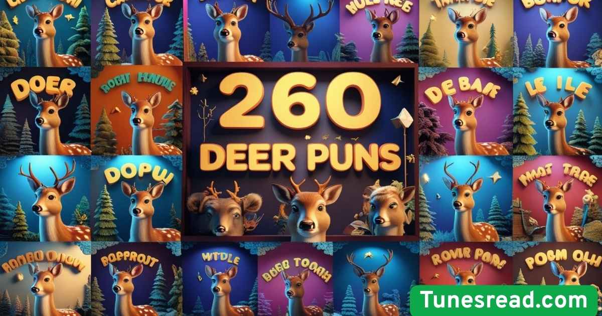 260 Hilarious Deer Puns That Will Make You Laugh Out Loud