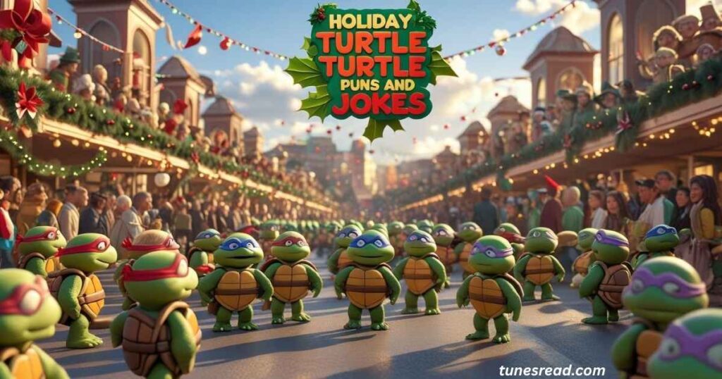 Holiday turtle puns and jokes