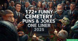 172+ Funny Cemetery Puns & Jokes One Liner (2025)