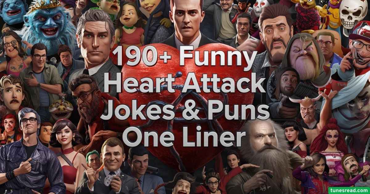 190+ Funny Heart Attack Jokes & Puns One Liner (2025)