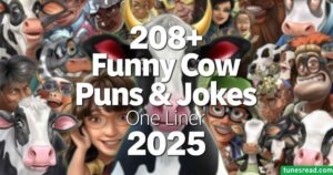 208+ Funny Cow Puns & Jokes One Liner (2025)