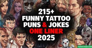 215+ Funny Tattoo Puns & Jokes One Liner (2025)