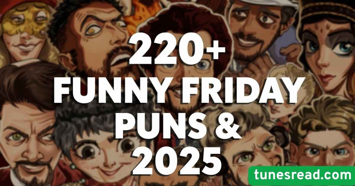 220+ Funny Friday Puns & Jokes One Liner (2025)