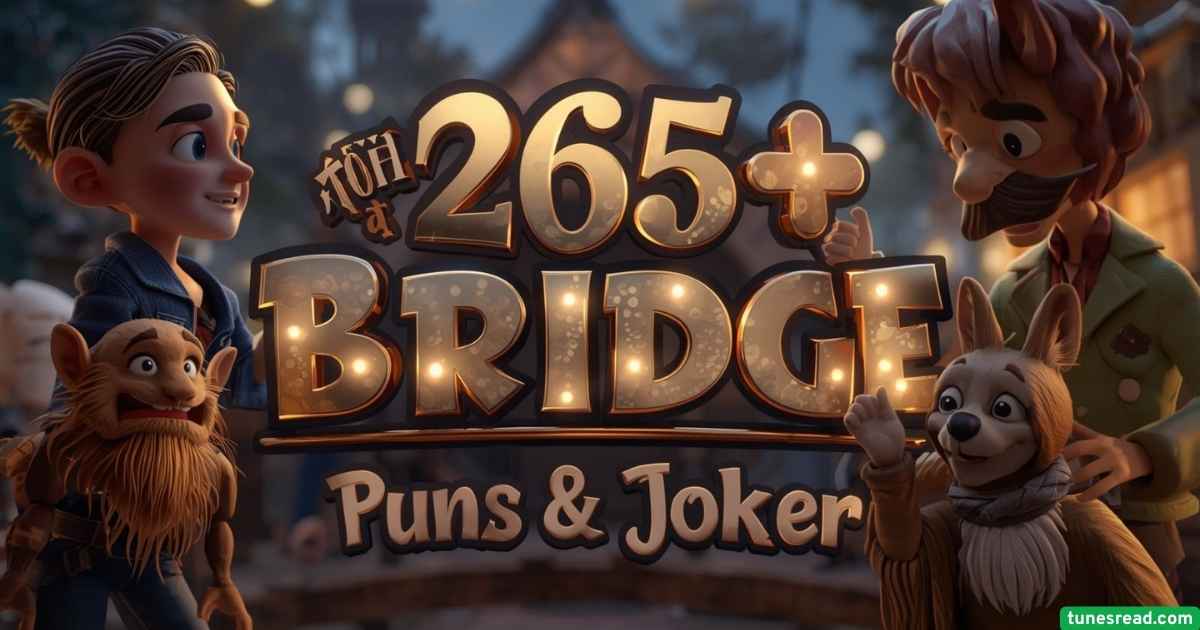 265+ Bridge Puns & Jokes One Liner