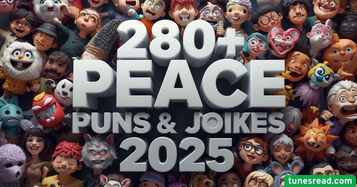 280+ Funny Peace Puns & Jokes One Liner (2025)