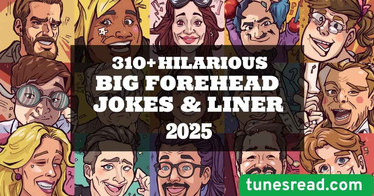 310+ Hilarious Big Forehead Jokes & Puns One Liner (2025)