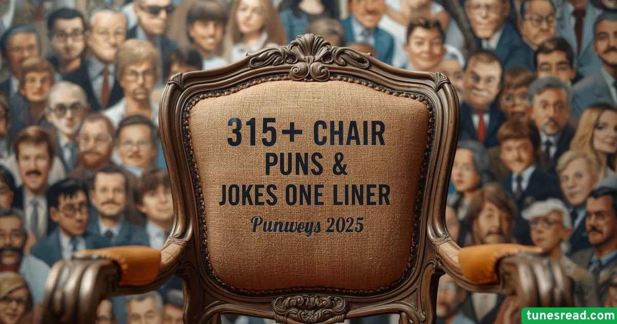 315+ Funny Chair Puns & Jokes One Liner – Punways (2025)