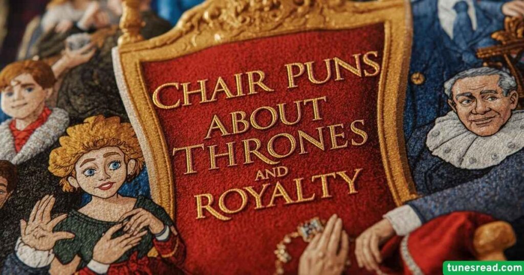 Chair Puns About Thrones and Royalty