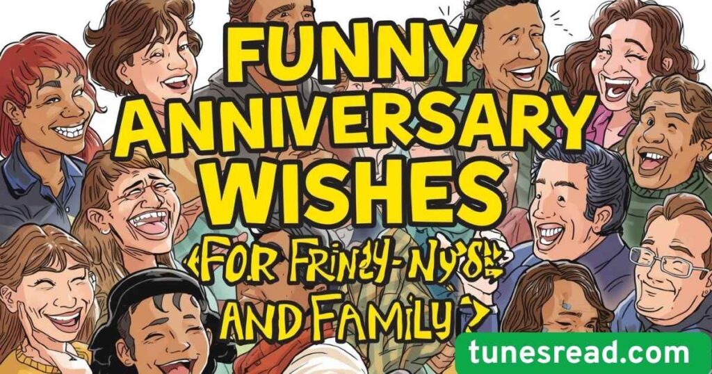 Funny Anniversary Wishes for Friends and Family
