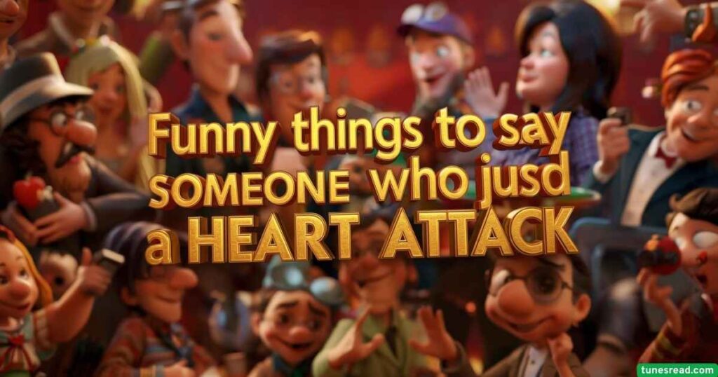 Funny things to say to someone who just had a heart attack