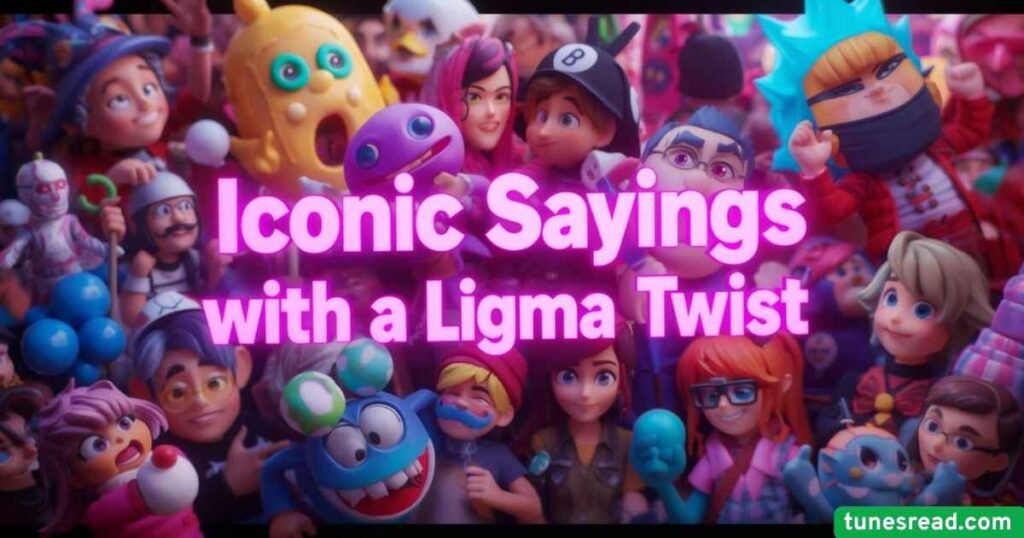 Iconic Sayings with a Ligma Twist