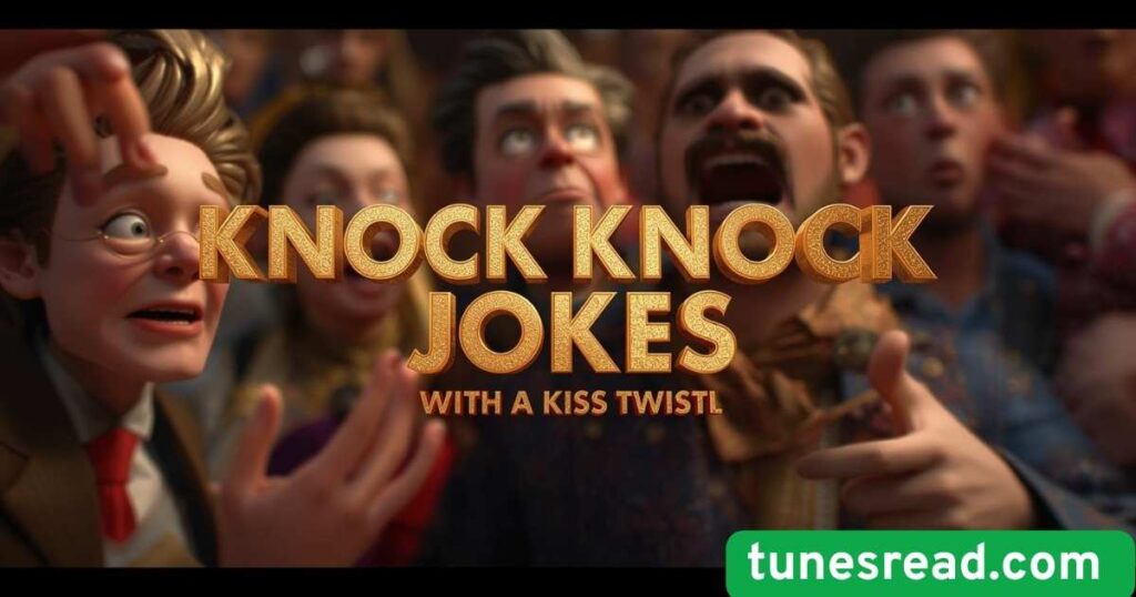 Knock Knock Jokes with a Kiss Twist