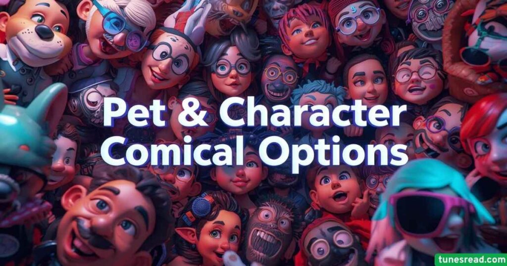 Pet & Character Comical Options