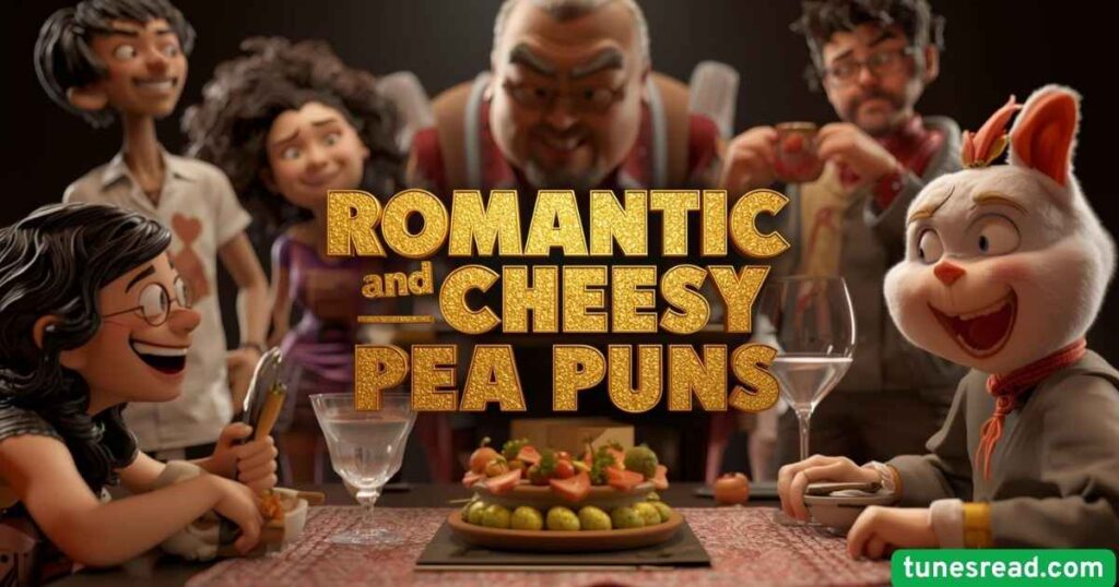 Romantic and Cheesy Pea Puns