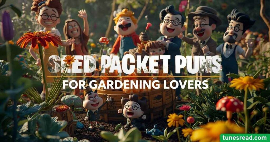 Seed Packet Puns for Gardening Lovers