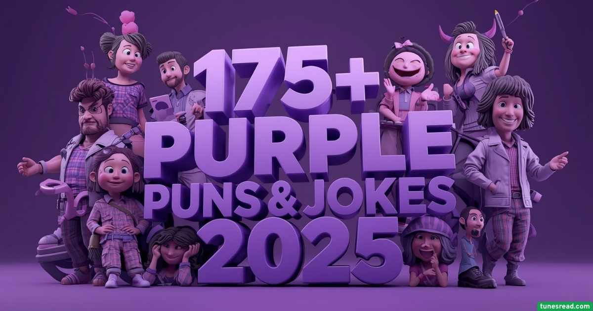 175+ Funny Purple Puns & Jokes One Liner (2025)