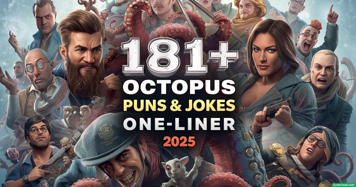 181+ Funny Octopus Puns & Jokes One Liner (2025)