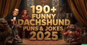 190+ Funny Dachshund Puns & Jokes One Liner (2025)