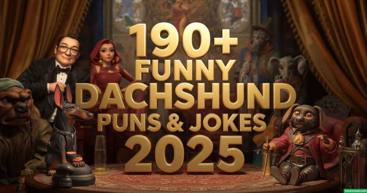 190+ Funny Dachshund Puns & Jokes One Liner (2025)