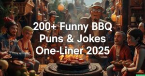 200+ Funny BBQ Puns & Jokes One Liner (2025)
