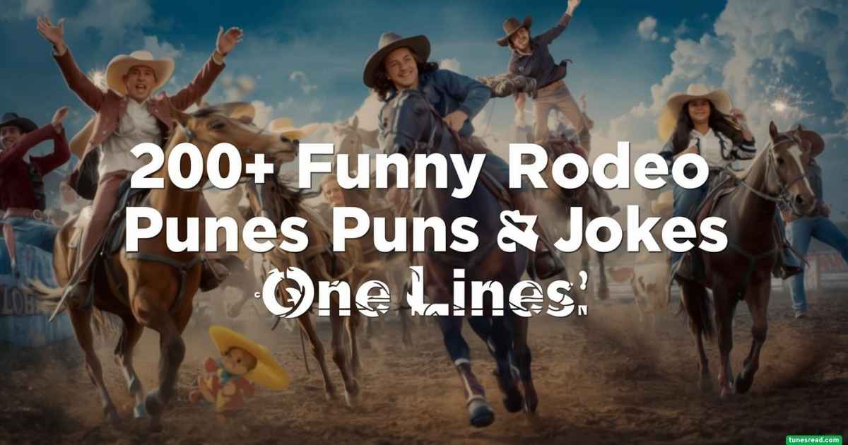 200+ Funny Rodeo puns & Jokes One Liner (2025)