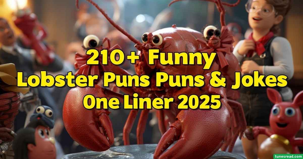 210+ Funny Lobster Puns & Jokes One Liner (2025)