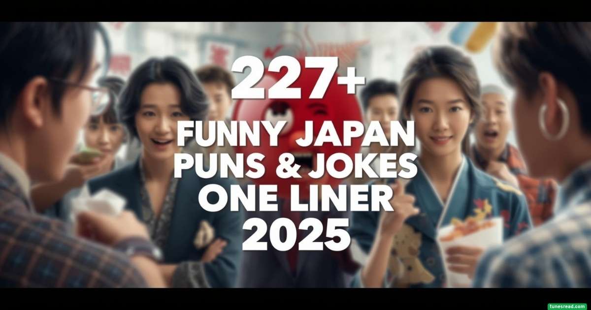 227+ Funny Japan Puns & Jokes One Liner (2025)