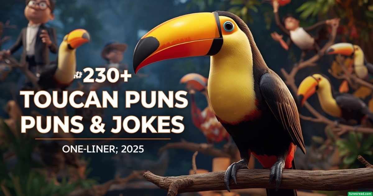230+ Funny Toucan Puns & Jokes One Liner (2025)