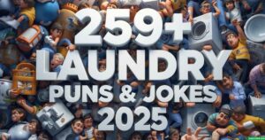 259+ Funny Laundry Puns & Jokes One Liner (2025)