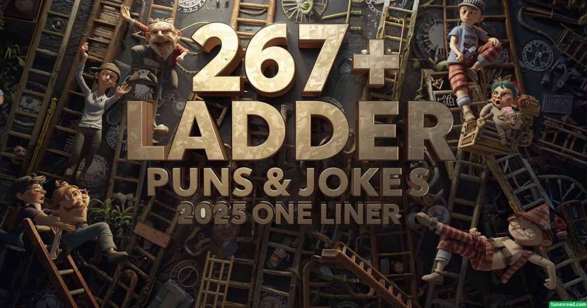 267+ Funny Ladder Puns & jokes One Liner (2025)