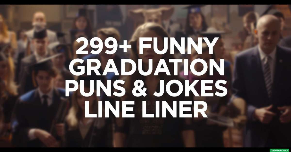 299+ Funny Graduation Puns & Jokes One Liner (2025)
